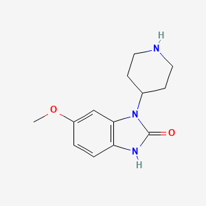 6-methoxy-1-(piperidin-4-yl)-1H-benzo[d]imidazol-2(3H)-one