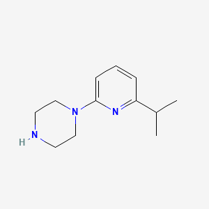 molecular formula C12H19N3 B8461308 1-(6-Isopropyl-pyridin-2-yl)-piperazine 