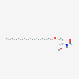 N-[5-Tert-butyl-4-(hexadecyloxy)-2-hydroxyphenyl]acetamide