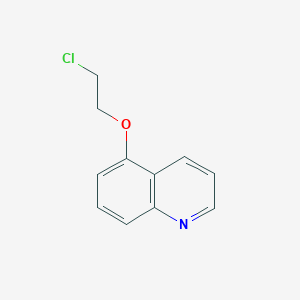 molecular formula C11H10ClNO B8461387 5-(2-Chloroethoxy)quinoline 