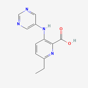 6-Ethyl-3-(pyrimidin-5-ylamino)-pyridine-2-carboxylic acid