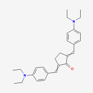 2,5-Bis(4-diethylaminobenzylidene)cyclopentanone