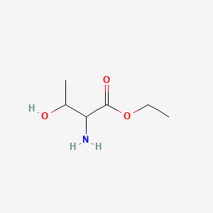 molecular formula C6H13NO3 B8461513 Ethyl 2-amino-3-hydroxybutanoate 