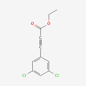 molecular formula C11H8Cl2O2 B8461519 (3,5-Dichloro-phenyl)-propynoic acid ethyl ester 