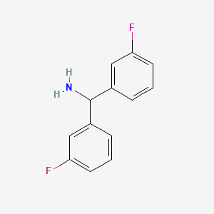 C,C-bis-(3-fluoro-phenyl)-methylamine