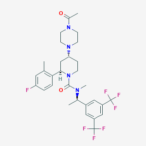 molecular formula C30H35F7N4O2 B8461622 (R)-Casopitant 