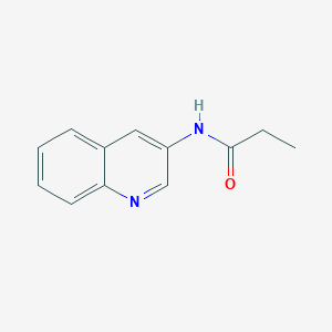 molecular formula C12H12N2O B8461673 N-(Quinolin-3-Yl)propanamide 