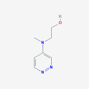 molecular formula C7H11N3O B8461694 2-(N-methyl-N-(pyridazin-4-yl)amino)ethanol 