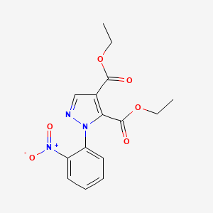 Diethyl 1-(2-nitrophenyl)-1H-pyrazole-4,5-dicarboxylate