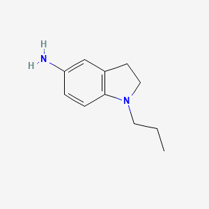 1-Propyl-2,3-dihydro-1h-indol-5-ylamine