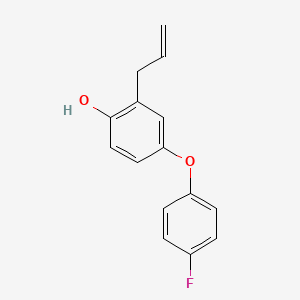 B8461933 4-(4-Fluorophenoxy)-2-(prop-2-en-1-yl)phenol CAS No. 141580-78-1