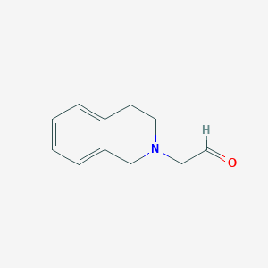molecular formula C11H13NO B8461958 (3,4-Dihydro-1H-isoquinolin-2-yl)-acetaldehyde 