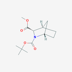 2-tert-butyl 3-methyl (1s,3s,4r)-2-azabicyclo[2.2.1]heptane-2,3-dicarboxylate