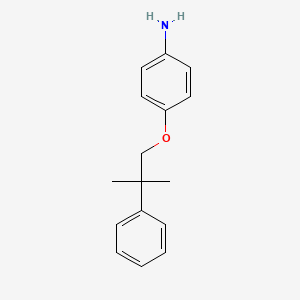 B8462017 4-(2-Methyl-2-phenylpropoxy)aniline CAS No. 62517-30-0