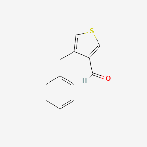 molecular formula C12H10OS B8462020 4-Benzylthiophene-3-carbaldehyde 