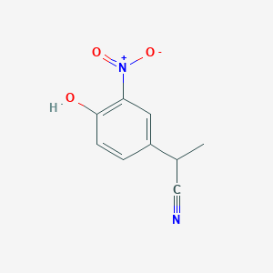 molecular formula C9H8N2O3 B8462046 3-Nitro-4-hydroxyphenyl-propionitrile CAS No. 51234-22-1