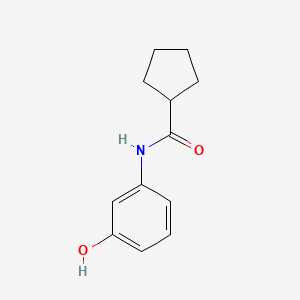 N-(3-hydroxyphenyl)cyclopentanecarboxamide