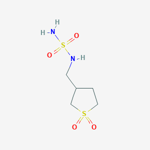 1,1-Dioxo-3-[(sulfamoylamino)methyl]thiolane