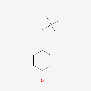 4-(2,4,4-Trimethylpentan-2-yl)cyclohexan-1-one