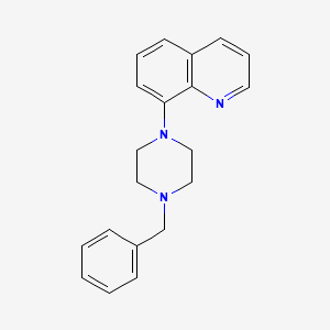 molecular formula C20H21N3 B8462169 8-(4-Benzyl-piperazin-1-yl)quinoline 