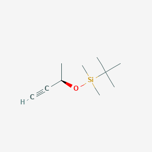molecular formula C10H20OSi B8462181 (3R)-3-(tert-butyl(dimethyl)silyl)oxy-1-butyne CAS No. 193812-02-1