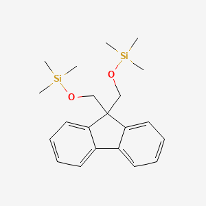 B8462240 9,9-Bis(trimethylsilyloxymethyl)fluorene CAS No. 697737-80-7