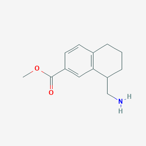 methyl 8-(aminomethyl)-5,6,7,8-tetrahydronaphthalene-2-carboxylate