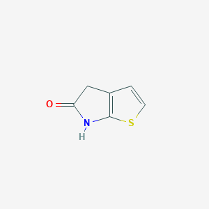 molecular formula C6H5NOS B8462270 4,6-Dihydrothieno[2,3-b]pyrrol-5-one 