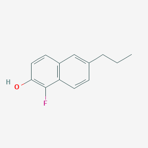 B8462307 1-Fluoro-6-propyl-2-naphthol CAS No. 247924-39-6