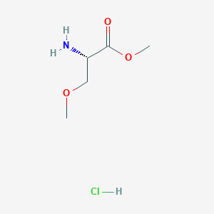 molecular formula C5H12ClNO3 B8462338 (S)-2-Amino-3-methoxy-propionic acid methyl ester hydrochloride 