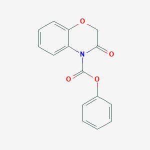 B8462382 Phenyl 3-oxo-2,3-dihydro-4H-1,4-benzoxazine-4-carboxylate CAS No. 680971-62-4