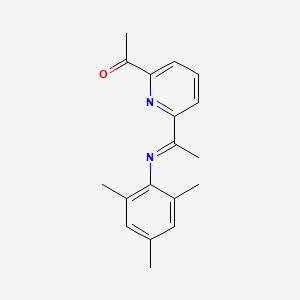 molecular formula C18H20N2O B8462403 1-{6-[(1E)-N-(2,4,6-Trimethylphenyl)ethanimidoyl]pyridin-2-yl}ethan-1-one CAS No. 326613-32-5