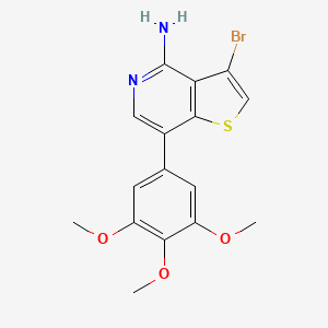 3-Bromo-7-(3,4,5-trimethoxyphenyl)thieno[3,2-c]pyridin-4-amine