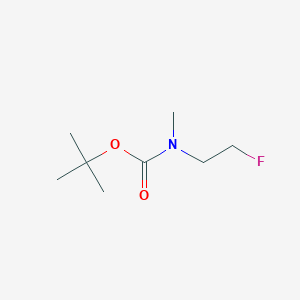 molecular formula C8H16FNO2 B8462465 tert-butyl N-(2-fluoroethyl)-N-methylcarbamate 
