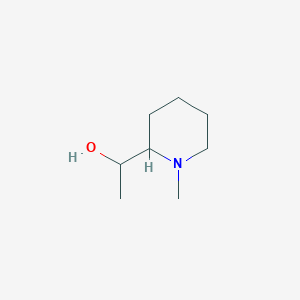 molecular formula C8H17NO B8462474 (1-Methyl-2-piperidyl)-1-ethanol 