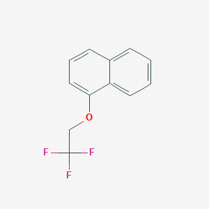 molecular formula C12H9F3O B8462484 1-(2,2,2-Trifluoroethoxy)naphthalene 