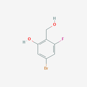 5-Bromo-3-fluoro-2-(hydroxymethyl)phenol