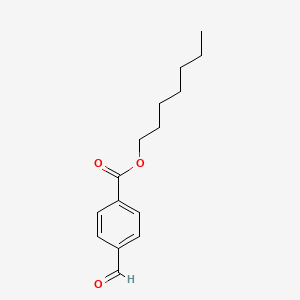 molecular formula C15H20O3 B8462515 Heptyl 4-formylbenzoate CAS No. 246847-91-6
