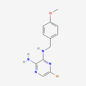 6-Bromo-N2-(4-methoxybenzyl)pyrazine-2,3-diamine