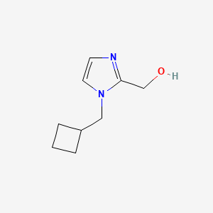 molecular formula C9H14N2O B8462663 (1-(cyclobutylmethyl)-1H-imidazol-2-yl)methanol 