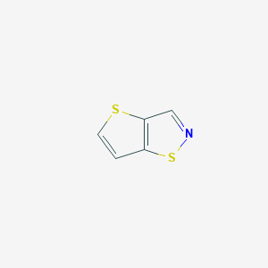 molecular formula C5H3NS2 B8462739 Thienoisothiazole 
