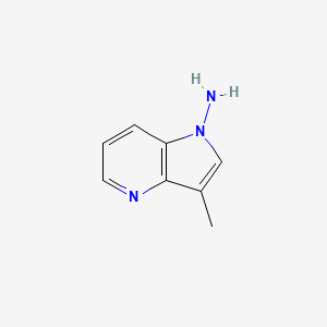 molecular formula C8H9N3 B8462756 3-Methyl-pyrrolo[3,2-b]pyridin-1-yl amine 