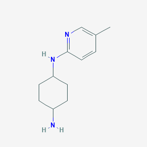 molecular formula C12H19N3 B8462933 cis-N1-(5-Methylpyridin-2-YL)cyclohexane-1,4-diamine 