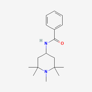 molecular formula C17H26N2O B8462944 N-(1,2,2,6,6-Pentamethylpiperidin-4-yl)benzamide CAS No. 40328-17-4