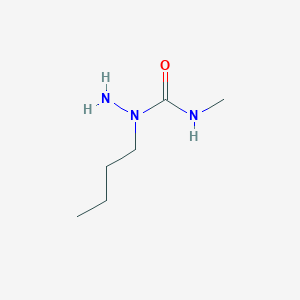molecular formula C6H15N3O B8462957 N-methyl-1-butylhydrazine-carboxamide 