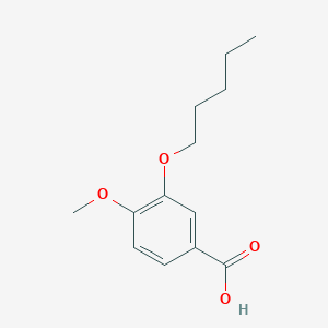 molecular formula C13H18O4 B8462968 4-Methoxy-3-pentyloxybenzoic acid 