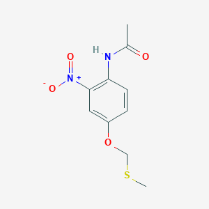 N-{4-[(Methylsulfanyl)methoxy]-2-nitrophenyl}acetamide