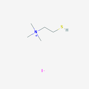molecular formula C5H14INS B008463 (2-巯基乙基)三甲基碘化铵 CAS No. 7161-73-1