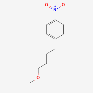 molecular formula C11H15NO3 B8463101 1-(4-Methoxy-butyl)-4-nitro-benzene 