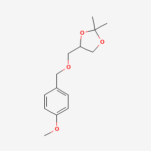 molecular formula C14H20O4 B8463235 (R)-4-(4-Methoxy-benzyloxymethyl)-2,2-dimethyl-[1,3]dioxolane 